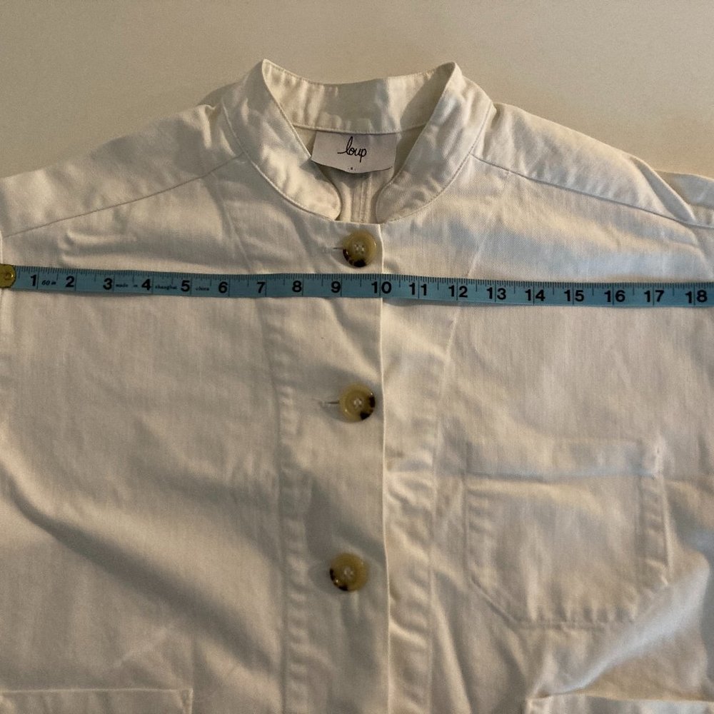 Loup White Chore Coat Jacket - Picture 5 of 10